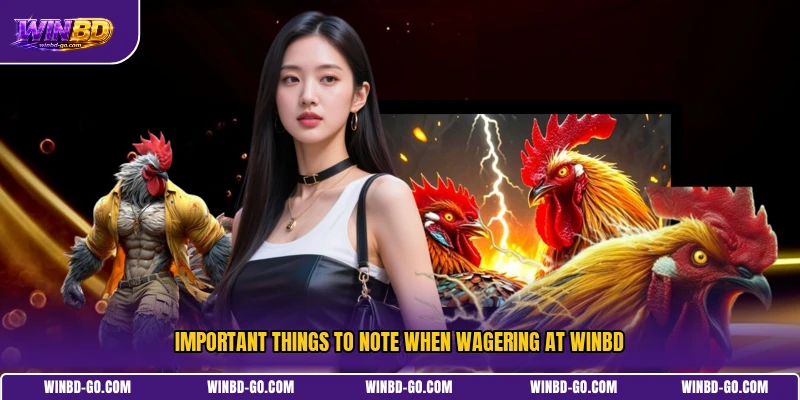 Important things to note when wagering at WINBD