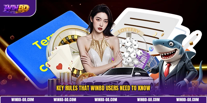 Key rules that WINBD users need to know