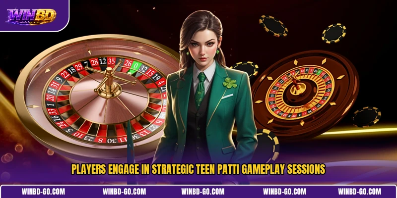 Players engage in strategic Teen Patti gameplay sessions